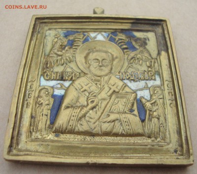 Иконка: Николай Чудотворец, 3 эмали до 7.06.15. 21-30 М. - WE2