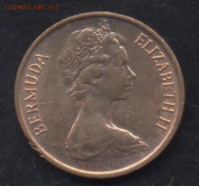 Бермудские о-ва 1 цент 1971 г.  8.06.15 г. 22 -00 МСК. - Бермуды