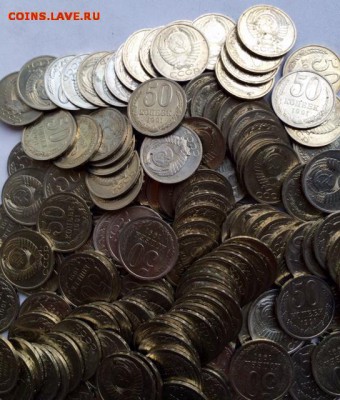 50 копеек СССР 1991г. "Л" 150 штук. Мешковые. До 8 июня в 22 - 3