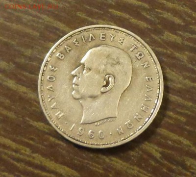 ГРЕЦИЯ - 20 д. 1960 ВСАДНИЦА до 12.06, 22.00 - греция 20 драхма 1960 - 2
