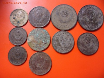 1 коп, 2 коп, 3 коп,10 коп СССР 1945-1989 гг, оценка - SAM_3688.JPG