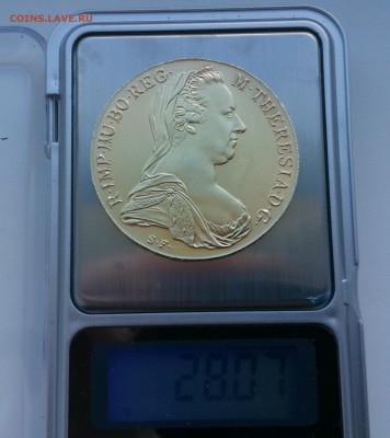 Австрия 1 талер 1780 год Мария Терезия до09.06.в22-00по МСК - IMG_20150607_110142