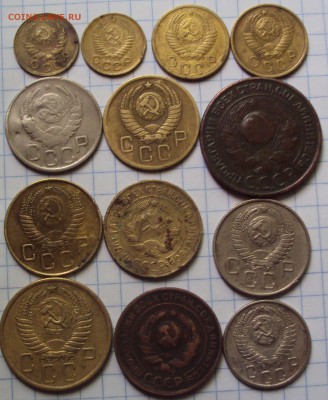 лот монет до 1961-1 2,3,5,15,20 коп.13 штук до12.06.22ч00мин - DSC06189.JPG