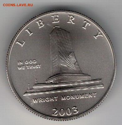 2 ДОЛЛАРА 2003Р БРАТЬЯ РАЙТ ДО 11.06 В 22.00МСК (А803) - 4-сша2003