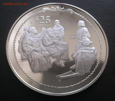 С 1 руб. Виргинские о-ва 25$ 1992 Колумб - IMAG1833
