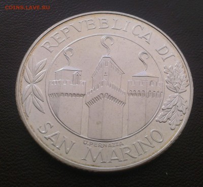 Сан Марино 5000 лир 2001 Голубь - IMAG1861