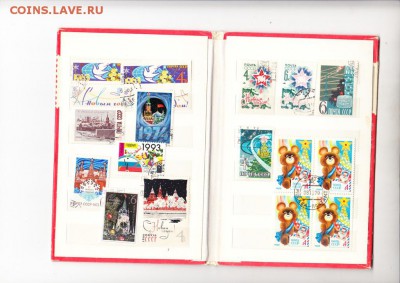 марки СССр с новым годом в кляссере планшете - 18