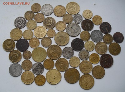 Ранние Советы 1924-1957, 55 монет. Короткий!!! - Куча