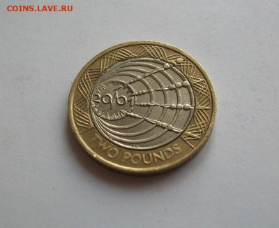 2 фунта Маркони Радио 2001 Великобритания биметал - 100_2534