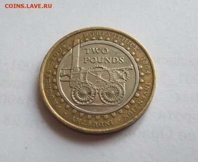 2 фунта Локомотив 2004 Великобритания биметалл - 100_2493