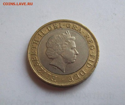 2 фунта Конец Второй мировой 2005 Великобританя биметалл - 100_2496