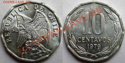 Чили. - 10 centavos 1979