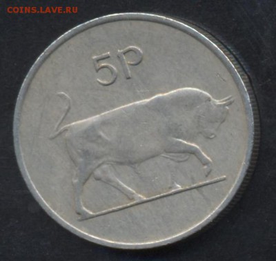 Ирландия 5 пенсов 1969 г. 11.06.15 г. 22 -00 МСК. - Ирландия1
