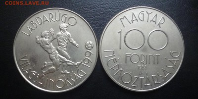 ДК Венгрия 100 форинтов Футбол ЧМ-1990 ФИКС 15.06 22.00 - P1190268.JPG