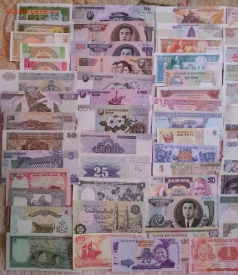 Банкноты (боны) мира 100 шт UNC(прес) - до 12.06.15 22:00мск - 20150609_182546