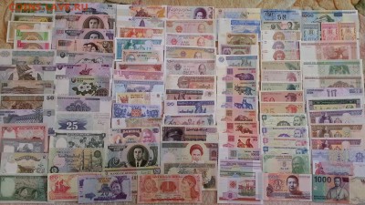 Банкноты (боны) мира 100 шт UNC(прес) - до 12.06.15 22:00мск - 20150609_182823