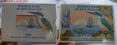 ДК Новая зеландия набор монет 1993 в буклете Птица 16.06 22. - P1190251.JPG