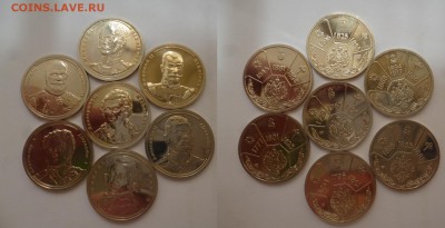 ДК Набор жетонов СПМД Императоры России 7 штук 16.06 22.00 - P1190439.JPG