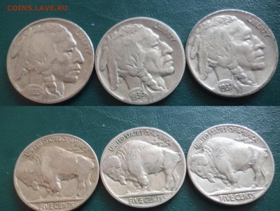 ДК США 5 центов Индеец - Бизон 1935-1937 ФИКС 16.06 22.00 - P1190086.JPG