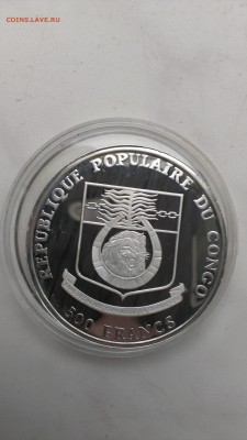 Конго 500 франков 1992 Футбол США 1994  до 14.06 - IMAG2663