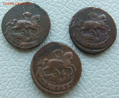 Копейка 1759,1760г.г. 3 монеты - копейки2