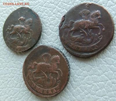 Копейка 1759,1760г.г. 3 монеты - монеты4