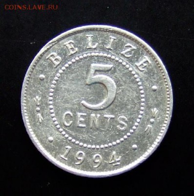 4 - Белиз 5 центов (1994) алюм. Р