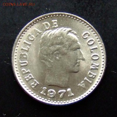 4 - Колумбия 10 сентаво (1971) (XF+) А