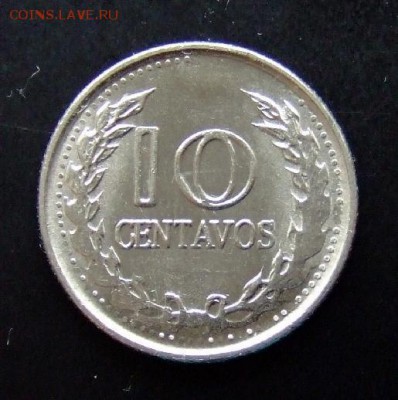 4 - Колумбия 10 сентаво (1971) (XF+) Р