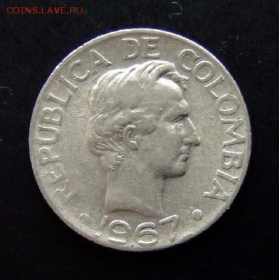 4 - Колумбия 10 сентаво (1967) А