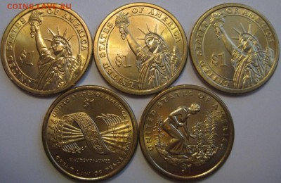 США 5 монет по 1 долл и 4 мон 5 центов 2004-2006 гг до 14.06 - IMG_9424.JPG