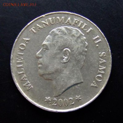 4 - Самоа 50 сене (2002) «Банановое дерево» d-32,4мм А