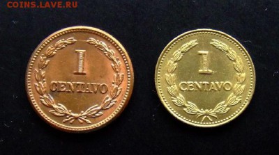 4 - Сальвадор (набор - 1 сентаво) (2 шт.) Р