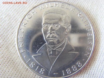 5 марок 1969 150 лет Фридриху Райффайзену - SDC12488.JPG