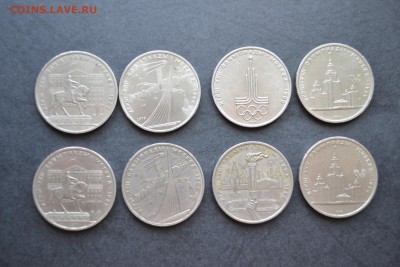 1р Олимпиада 80 - 8 монет. до 22-00 мск 15.06.15 г. - олимпиада 80 8 монет аверс