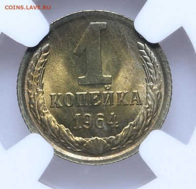 1 копейка 1964 NGC MS67 Короткий  15.06. - 23:00 - AU201424.JPG