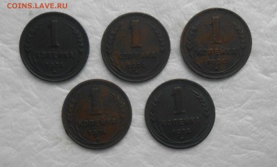 Копейки 1924 год 5 штук - DSCN9742_cr