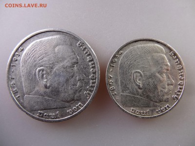 Германия 5 марок 1936, 2 марки 1937 до 18.06.15 22:00 МСК - DSC08304.JPG