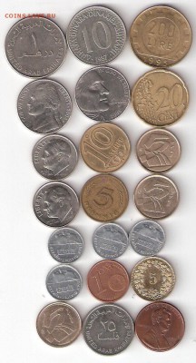 Иностранные монеты - 21шт. - ScannedImage-150