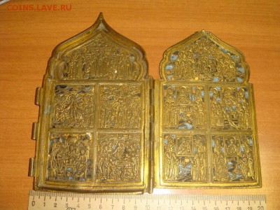 Створки от складня "Праздники",остатки позолоты - DSC01204.JPG