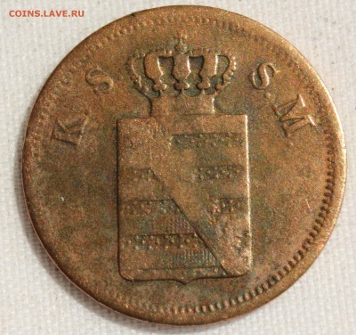 С 1 руб. САКСОНИЯ 2 пфеннига 1841г. до 20.06.15г.в 22-00 - IMG_6015.JPG