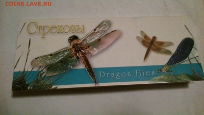 Россия Стрекозы на карточке 2001г чистые - OzFNp4cakQE