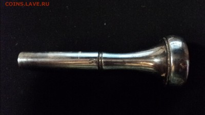 Мундштук для трубы, посеребреный, начало XX века - DSC02842.JPG