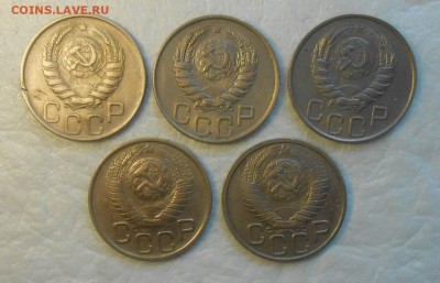 20 копеек 1944й,1945й,1946й,1948й,1949 годы - DSCN9808_cr