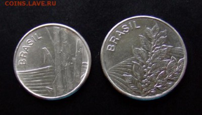 4 - Бразилия (набор - 1 и 5 крузейро) (2 шт.) А