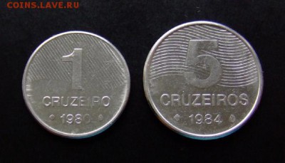 4 - Бразилия (набор - 1 и 5 крузейро) (2 шт.) Р