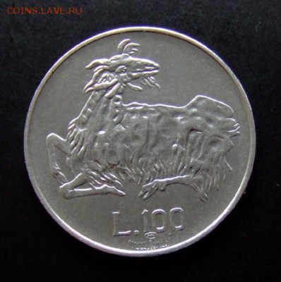 4 - Сан-Марино 100 лир (1974) «Коза» №1 Р