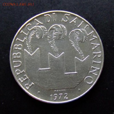 4 - Сан-Марино 100 лир (1972) «Лодочник» №1 А