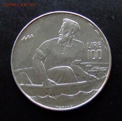4 - Сан-Марино 100 лир (1972) «Лодочник» №1 Р