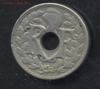 Франция 5 сантимов 1925 г. 17.06.15 г. 22 -00 МСК. - Франция 25 1